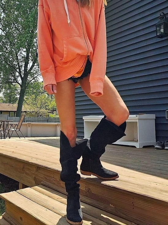 Free People Shoes - Free People Suede Slouch Boots